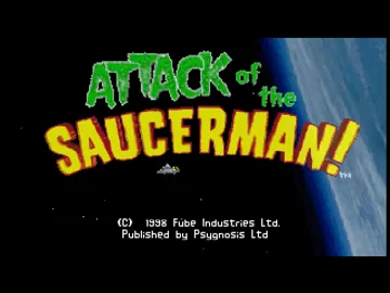 Attack of the Saucerman (EU) screen shot title